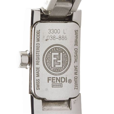 ladies fendi orologi watch 3300l 093-673|fendi watch orologi sapphire crystal.